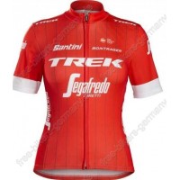Trek Segafredo Damen Trägerhosen Sets 2018 Rot