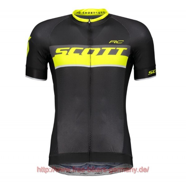 2018 Scott RC PRO sulphur gelb Fahrradbekleidung Radtrikot Satz Kurzarm 2018 Scott RC PRO sulphur gelb Fahrradbekleidung Radtrikot Satz Kurzarm