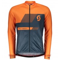 2018 Scott RC TEAM 10 mandarin orange Fahrradtrikot Langarm