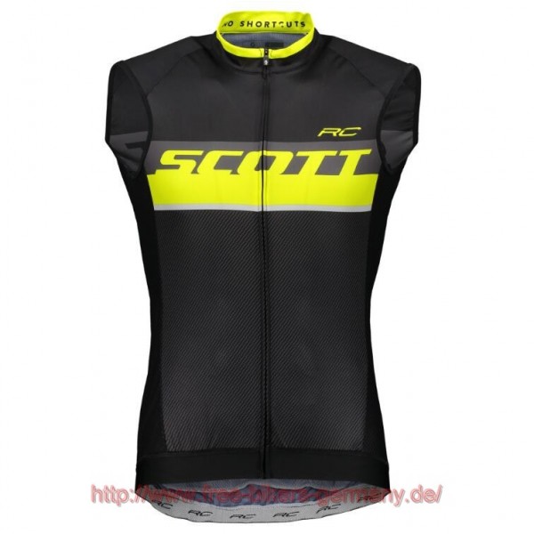 2018 Scott RC PRO sulphur gelb ärmelloses Trikot 2018 Scott RC PRO sulphur gelb ärmelloses Trikot