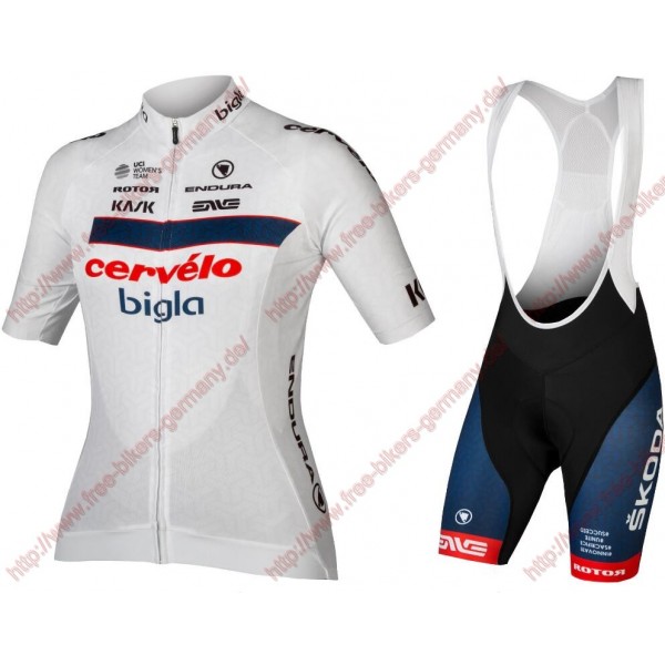 Radsport CERVÉLO BIGLA Pro Cycling 2018 Radbekleidung Satz Trikot Kurzarm+Trägerh