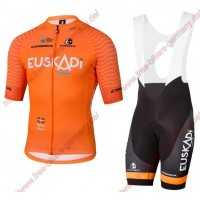Radsport EUSKADI 2018 Radbekleidung Satz Trikot Kurzarm+Trägerh