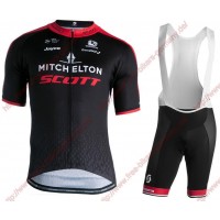 Profiteams MITCHELTON- SCOTT La Vuelta Winner 2018 Radbekleidung Satz Trikot Kurzarm+Trägerhosen Se