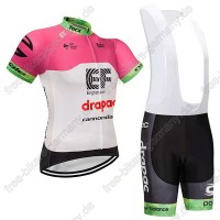 Cannondale Drapac rose Radbekleidung Satz Trikot Kurzarm+Trägerhosen 