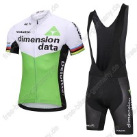 Dimension Data Radbekleidung Satz Trikot Kurzarm+Trägerhosen 