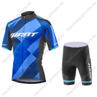 Giant Elevate blau Radbekleidung Satz Trikot Kurzarm+Fahrradh