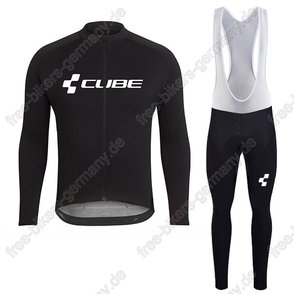 Profiteam 2018 Cube schwarz Fahrradbekleidung Trikot Langarm+Lang Tr