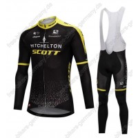 Mitchelton-Scott Pro Profiteam 2018 Fahrradbekleidung Trikot Langarm+Lang Tr