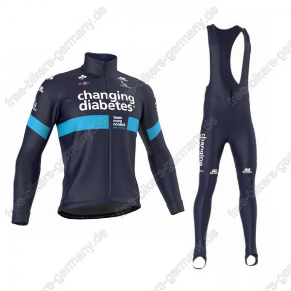 Profiteam 2018 Novo Nordisk Fahrradbekleidung Trikot Langarm+Lang Tr