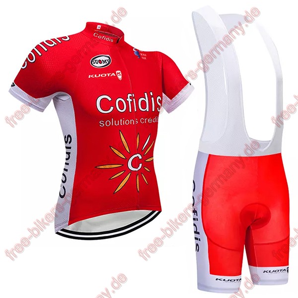 Profiteam 2018 Cofidis Radbekleidung Satz Trikot Kurzarm+Trägerh Profiteam 2018 Cofidis Radbekleidung Satz Trikot Kurzarm+Trägerh
