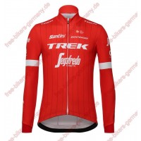 Profiteam 2018 Trek Segafredo rot Trikot Langarm