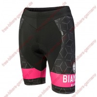 Profiteam 2018 Bianchi Milano Nevola schwarz pink Damen Radhose Kurz 59187JI