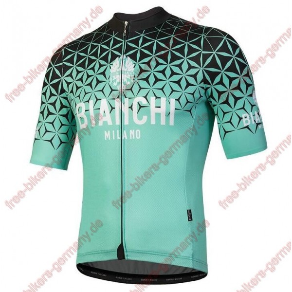 Profiteam 2018 Bianchi Milano Conca Blau Trikot Kurzarm 79699GD