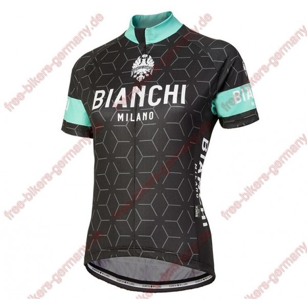 Profiteam 2018 Bianchi Milano Nevola schwarz Damen Trikot Kurzarm 85855QG Profiteam 2018 Bianchi Milano Nevola schwarz Damen Trikot Kurzarm 85855QG