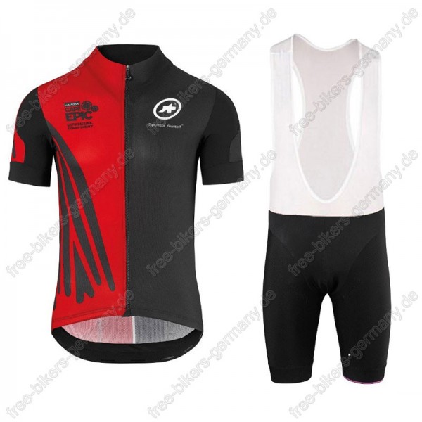 Assos SS.Capeepicx Radbekleidung Satz Trikot Kurzarm+Trägerhosen Set schwarz 