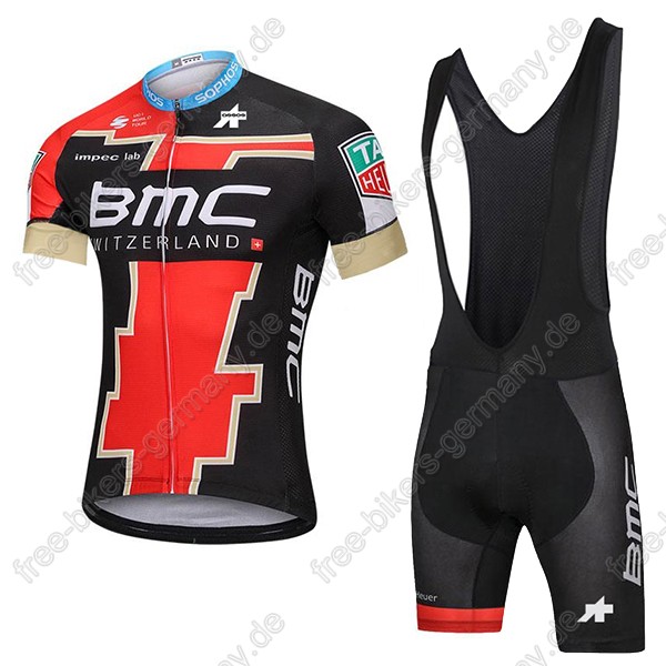 BMC Radbekleidung Satz Trikot Kurzarm+Trägerhosen Set Out