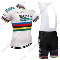 Bora Hansgrohe UCI Radbekleidung Satz Trikot Kurzarm+Trägerhosen 