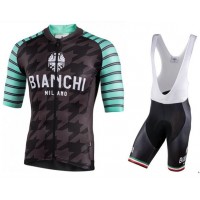 Fahrradbekleidung Radsport 2020 BIANCHI MILANO Flumini Trikot Kurzarm Outlet+Pelau Trägerh
