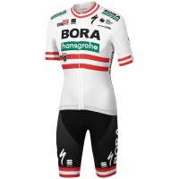 Fahrradbekleidung Radsport 2020 BORA-hansgrohe Austrian Champion Radbekleidung Satz Trikot Kurzarm+Fahrradhose Se