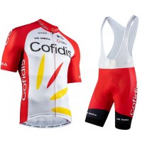 Fahrradbekleidung Radsport 2020 COFIDIS SOLUTIONS CREDITS Radbekleidung Satz Trikot Kurzarm+Trägerhosen Se