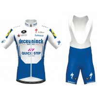 Fahrradbekleidung Radsport 2020 DECEUNINCK QUICK-STEP team 3D Radbekleidung Satz Trikot Kurzarm+Trägerhosen Se
