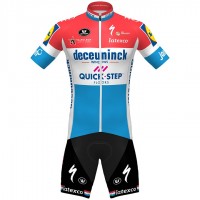 Fahrradbekleidung Radsport 2020 DECEUNINCK QUICK-STEP Luxembourgian Champion Radbekleidung Satz Trikot Kurzarm+Fahrrad