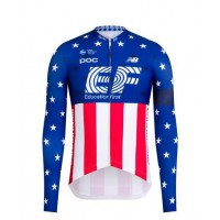 Fahrradbekleidung Radsport 2020 EF Pro Cycling USA National Champs Trikot Kurzarm