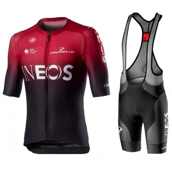 Fahrradbekleidung Radsport 2020 TEAM INEOS Aero Set AERO RACE 6.1 Trikot Kurzarm Outlet+FREE AERO RACE Trägerh