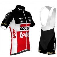 Fahrradbekleidung Radsport 2020 LOTTO SOUDAL Radbekleidung Satz Trikot Kurzarm+Trägerhosen Se