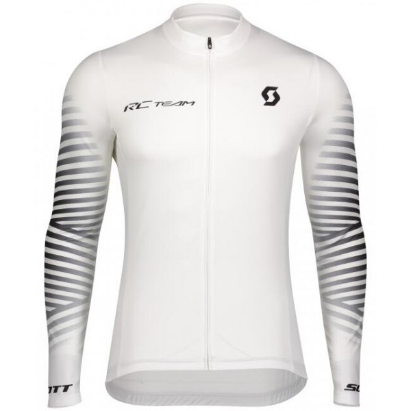 Fahrradbekleidung Radsport 2020 SCOTT RC TEAM 10 Trikot LangarmWeiß