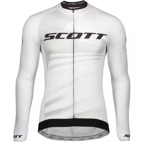 Fahrradbekleidung Radsport 2020 SCOTT RC Pro Trikot LangarmWeiß Fahrradbekleidung Radsport 2020 SCOTT RC Pro Trikot LangarmWeiß