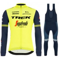 Fahrradbekleidung Radsport 2020 TREK-SEGAFREDO training edition Set Trikot Langarm+ Trägerh