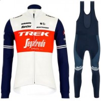 Fahrradbekleidung Radsport 2020 TREK-SEGAFREDO Set Trikot Langarm+ Trägerh
