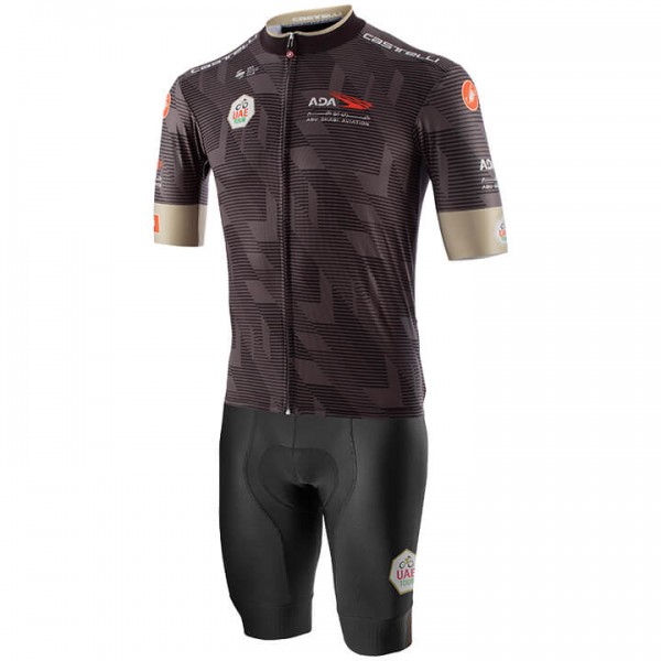 Fahrradbekleidung Radsport 2020 UAE Tour Radbekleidung Satz Trikot Kurzarm+Fahrradhose Set Outlet