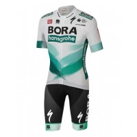 Fahrradbekleidung Radsport 2020 BORA-hansgrohe TDF Radbekleidung Satz Trikot Kurzarm+Trägerhosen Set Outl