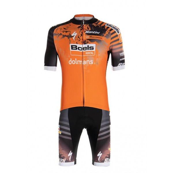 Fahrradbekleidung Radsport 2020 BOELS DOLMANS Radbekleidung Satz Trikot Kurzarm+Trägerhosen Set Outl