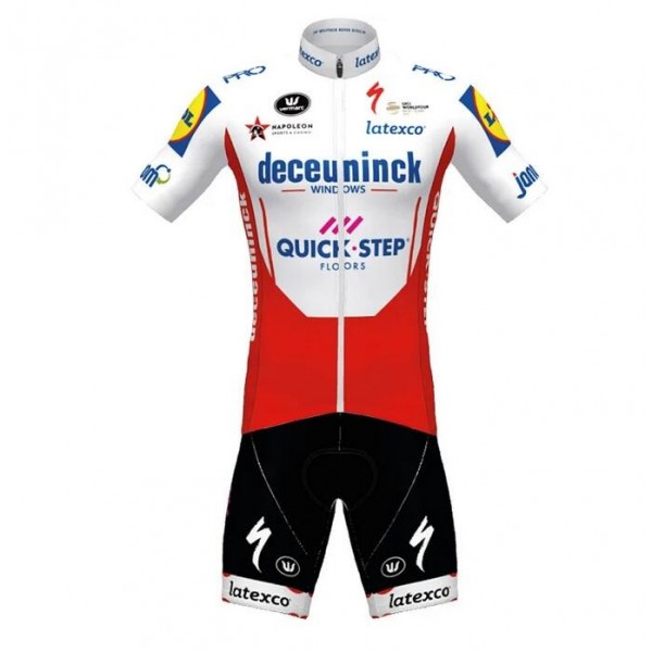 Fahrradbekleidung Radsport 2020 DECEUNINCK QUICK-STEP TdF Radbekleidung Satz Trikot Kurzarm+Trägerhosen Set Outlet Fahrradbekleidung Radsport 2020 DECEUNINCK QUICK-STEP TdF Radbekleidung Satz Trikot Kurzarm+Trägerhosen Set Outlet