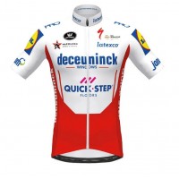 Fahrradbekleidung Radsport 2020 DECEUNINCK QUICK-STEP TdF Trikot Kurzarm Outlet rot We