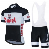 Fahrradbekleidung Radsport 2020 Duvel Beer Radbekleidung Satz Trikot Kurzarm+Trägerhosen Set Outlet Schwa