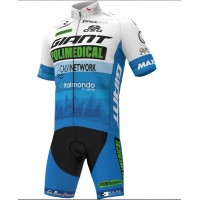 Fahrradbekleidung Radsport 2020 Team Giant Polimedical Radbekleidung Satz Trikot Kurzarm+Trägerhosen Set Outl