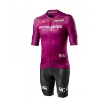 Fahrradbekleidung Radsport 2020 GIRO D'ITALIA Radbekleidung Satz Trikot Kurzarm+Trägerhosen Set Outlet viol
