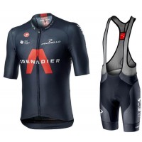 Fahrradbekleidung Radsport 2020 INEOS GRENADIER Aero Race 6.1 Radbekleidung Satz Trikot Kurzarm+Trägerhosen Set Outl