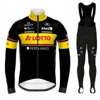 Fahrradbekleidung Radsport 2020 LOTTO KERNHAUS Set Radbekleidung Trikot Langarm+ Trägerhos