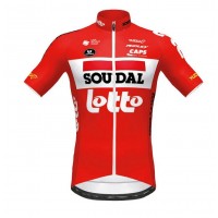 Fahrradbekleidung Radsport 2020 Lotto Soudal TdF Trikot Kurzarm Outlet rot We