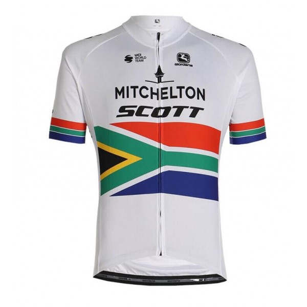 Fahrradbekleidung Radsport 2020 Team MITCHELTON SCOTT South African Champion Trikot Kurzarm Outl