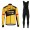 Fahrradbekleidung Radsport 2020 TEAM JUMBO-VISMA Set Radbekleidung Trikot Langarm+ Trägerhos