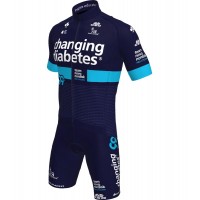 Fahrradbekleidung Radsport 2020 Team Novo Nordisk Radbekleidung Satz Trikot Kurzarm+Trägerhosen Set Outl