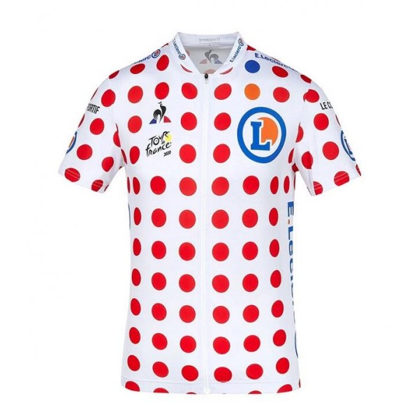 Fahrradbekleidung Radsport 2020 Tour de France Polka Dot Trikot Kurzarm Outl