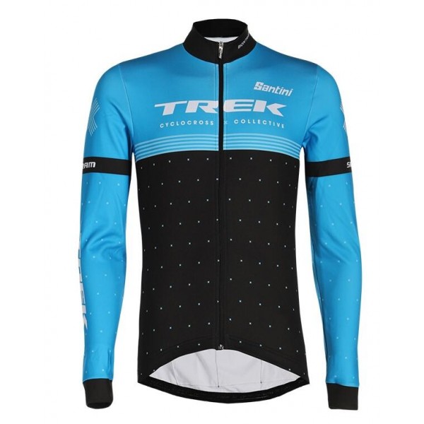 Fahrradbekleidung Radsport 2020 TREK FACTORY RACING CXC Trikot Langarm Bl