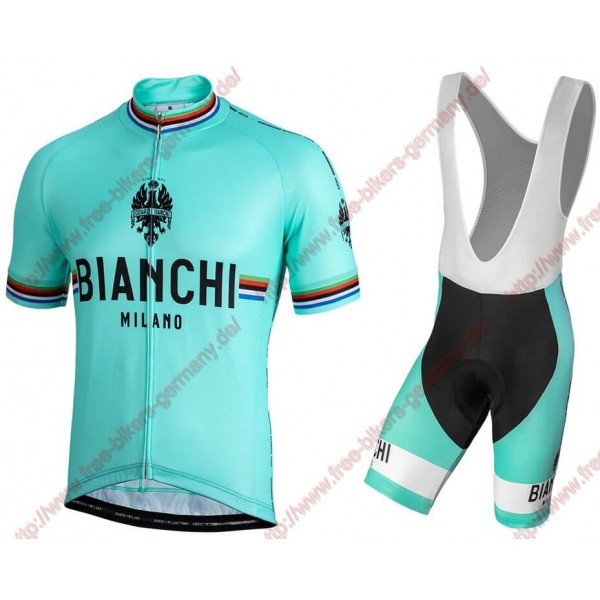 Profiteams BIANCHI MILANO New Pride Radbekleidung Satz Trikot Kurzarm+Trägerhosen Se Profiteams BIANCHI MILANO New Pride Radbekleidung Satz Trikot Kurzarm+Trägerhosen Se